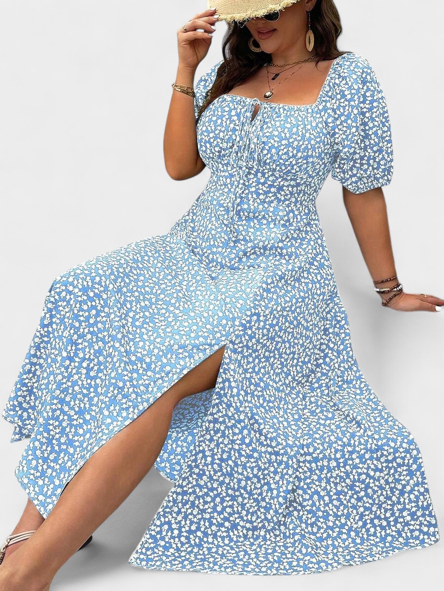 Amalia | Floral Puff Sleeve Dress