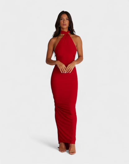Sia | One-Shoulder Ruched Maxi Dress