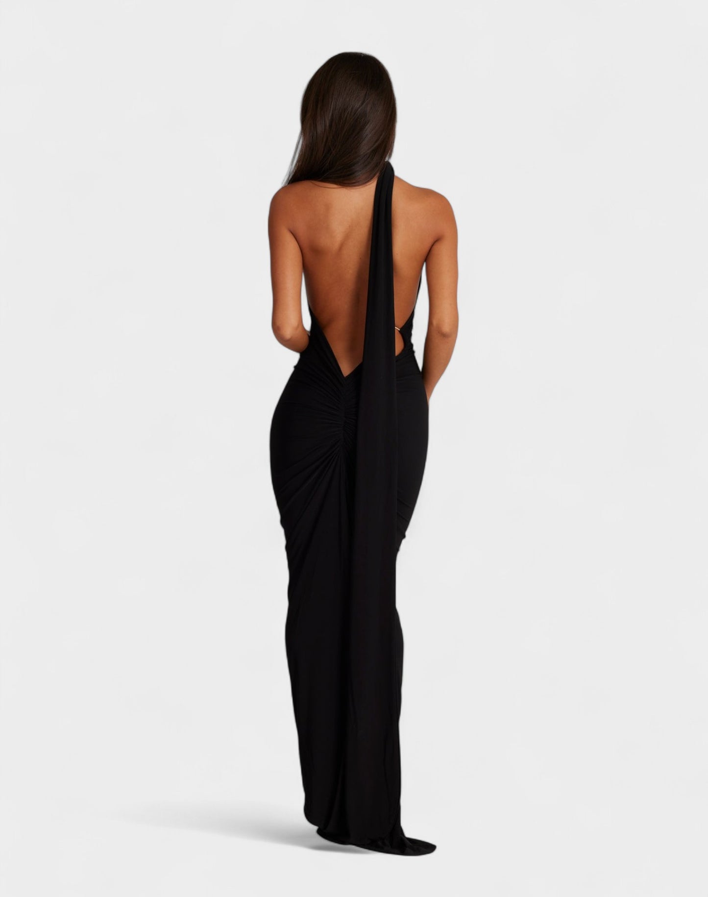 Sia | One-Shoulder Ruched Maxi Dress