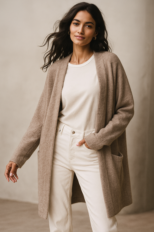 Aurelia | Cozy Merino Wool Blend Cardigan
