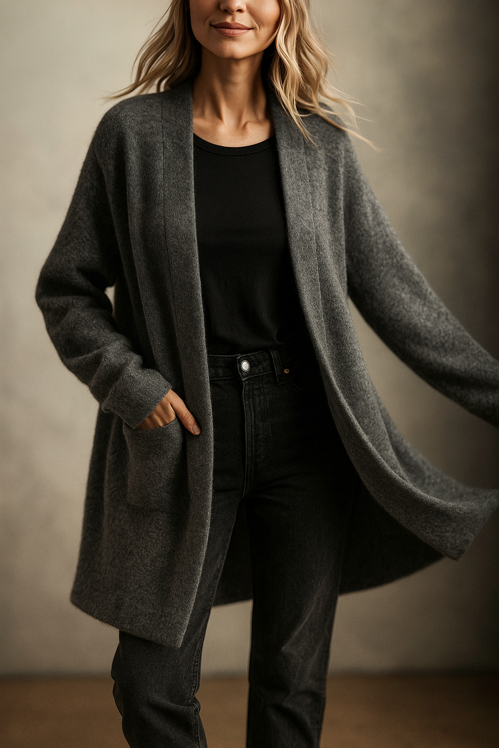 Aurelia | Cozy Merino Wool Blend Cardigan