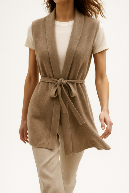 Isolde | Merino & Cashmere Knit Vest