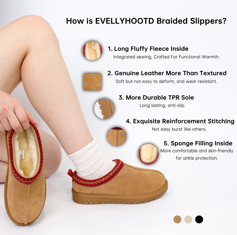 Aurora | Waterproof Fluffy Slip-on Shoes