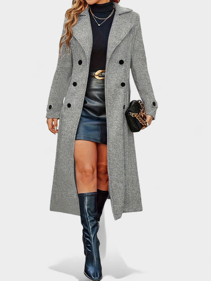 Amelia | Double-Breasted Wool Coat