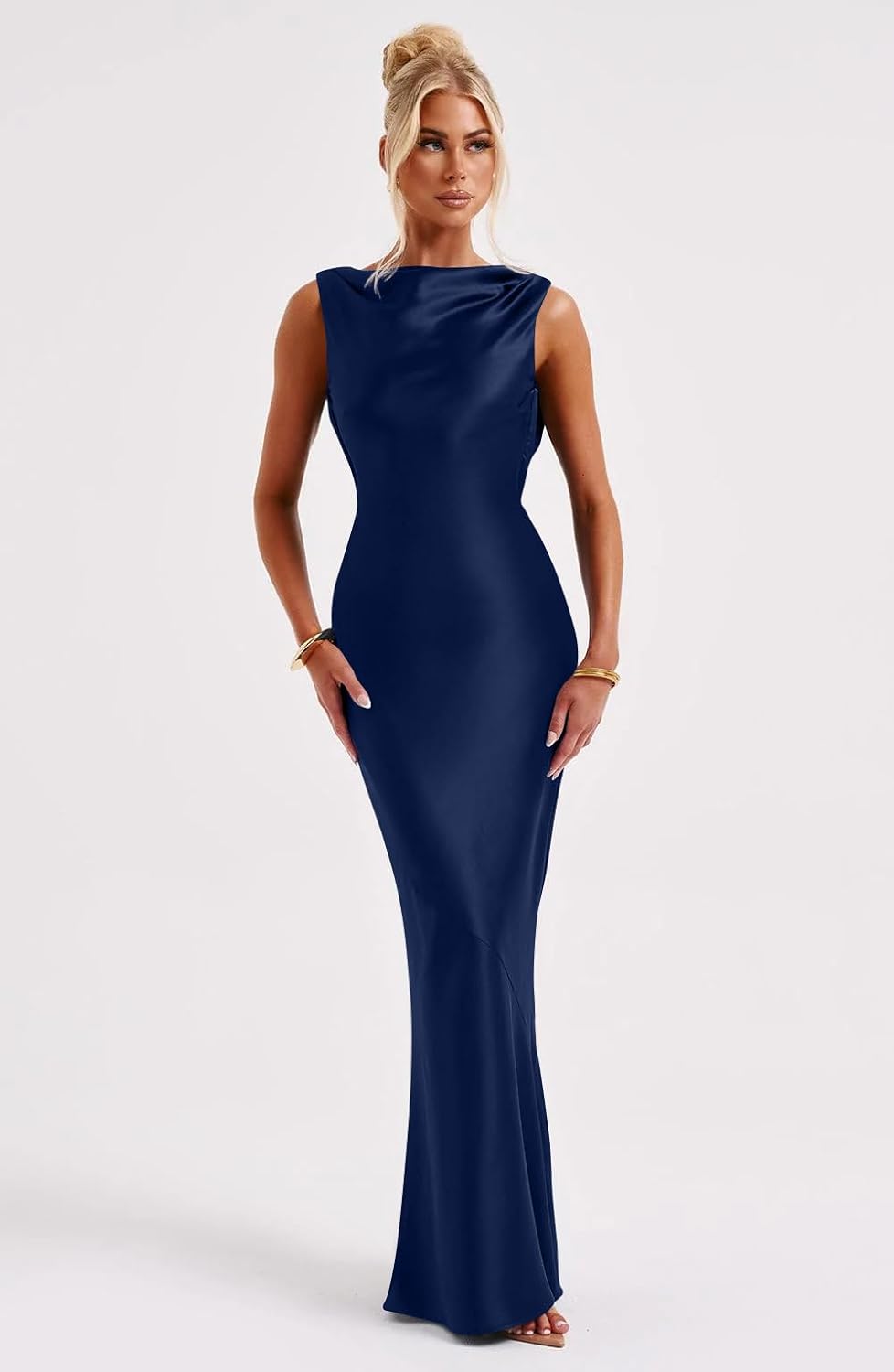 Lira | Satin Maxi Dress
