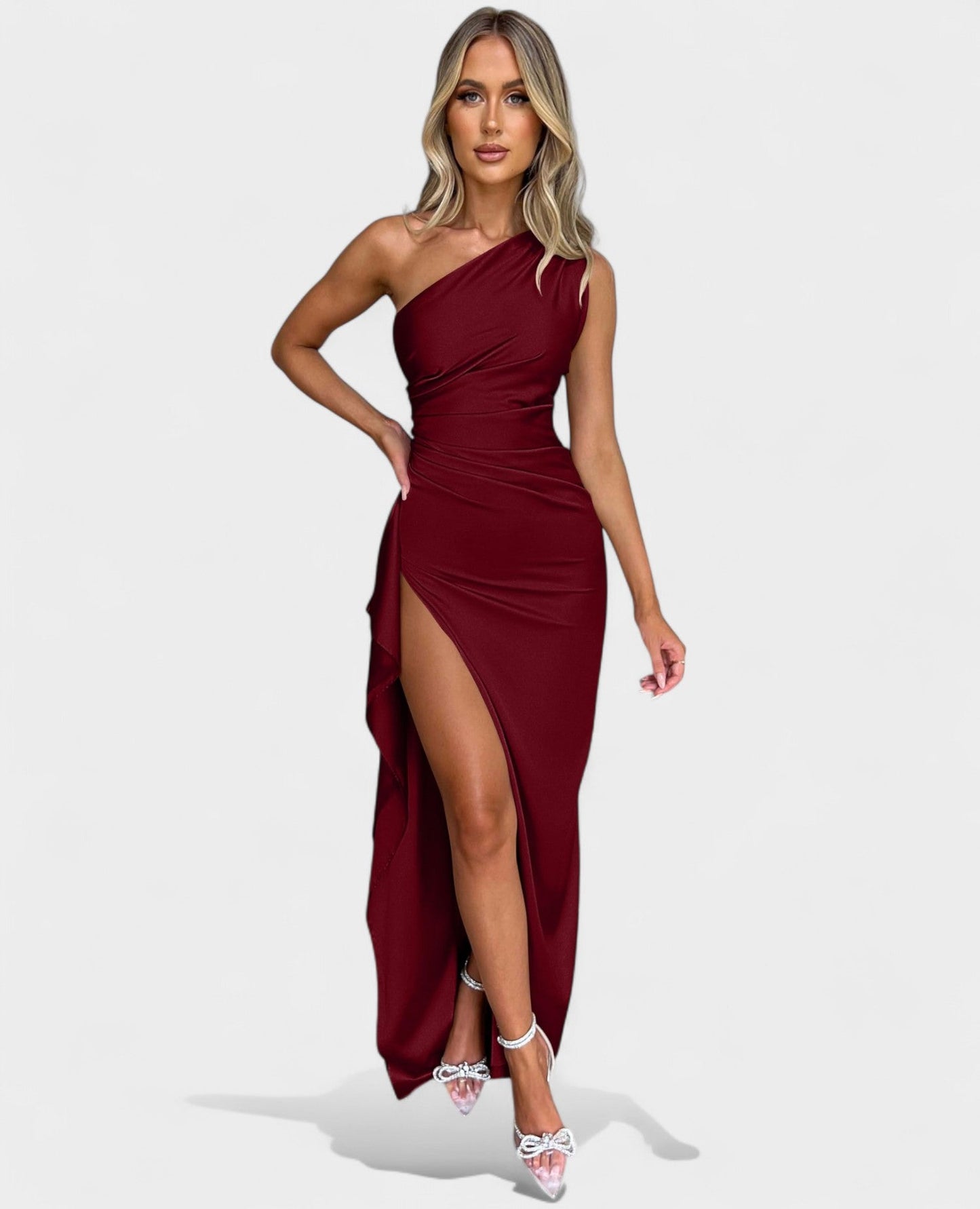 Amara | Draped Maxi Dress