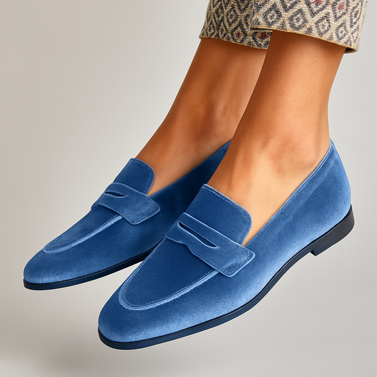Celeste | Velvet Loafers