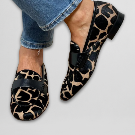 Amara | Leopard Print Loafers