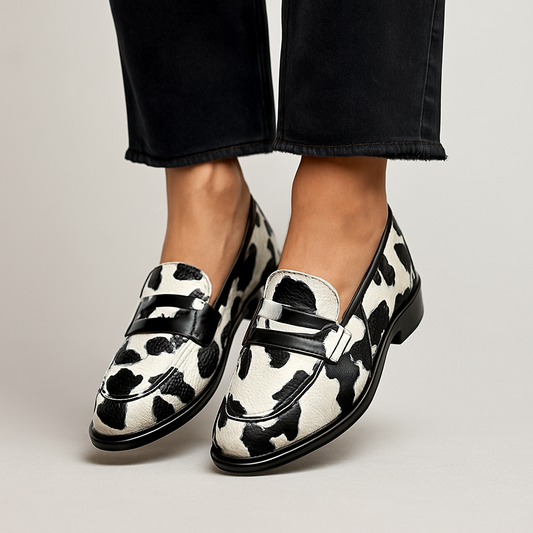 Aria | Printed Loafers