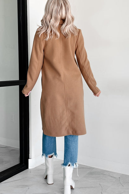 Rowena | Brushed Fleece Trench Coat