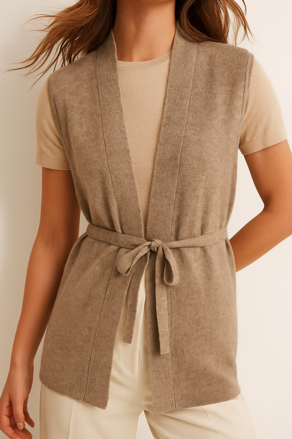 Isolde | Merino & Cashmere Knit Vest