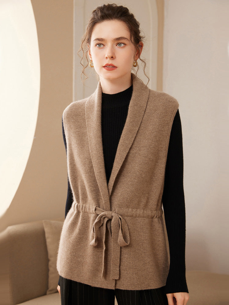 Isolde | Merino & Cashmere Knit Vest