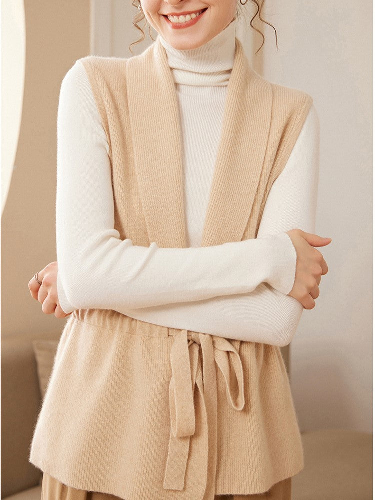 Isolde | Merino & Cashmere Knit Vest