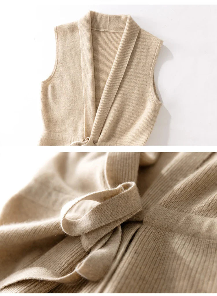 Isolde | Merino & Cashmere Knit Vest