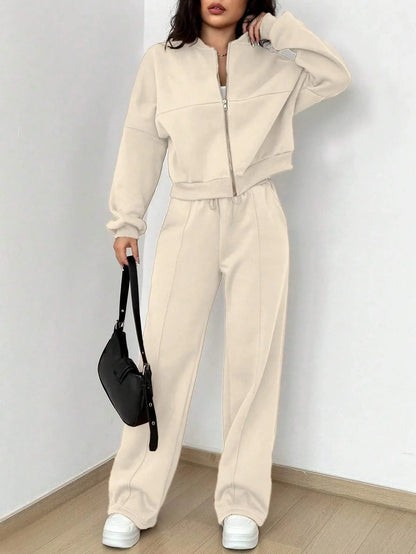 Mira | Bomber Jacket Two-Piece Set