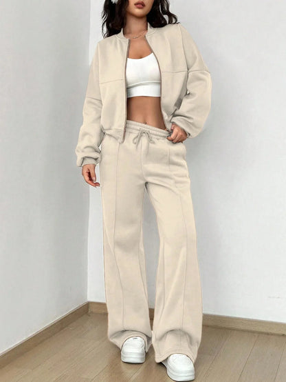 Mira | Bomber Jacket Two-Piece Set