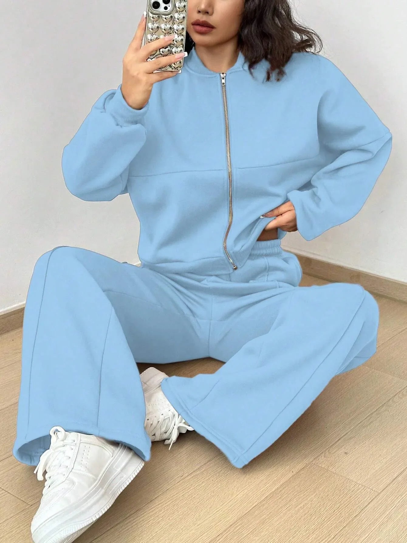Mira | Bomber Jacket Two-Piece Set