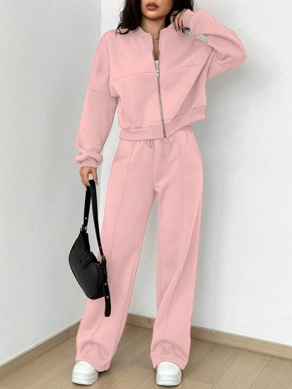 Mira | Bomber Jacket Two-Piece Set