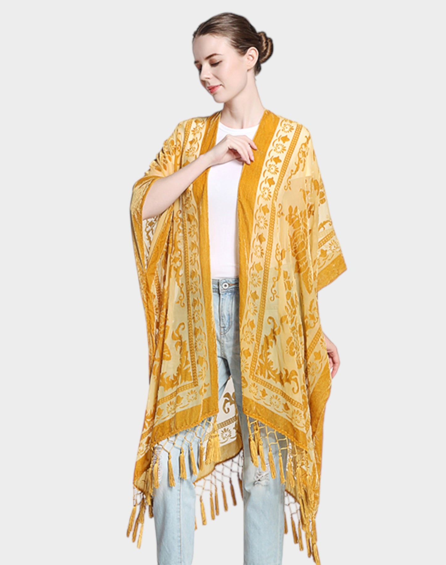 Sofia | Boho Floral Kimono