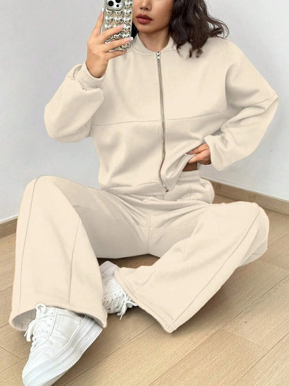 Mira | Bomber Jacket Two-Piece Set