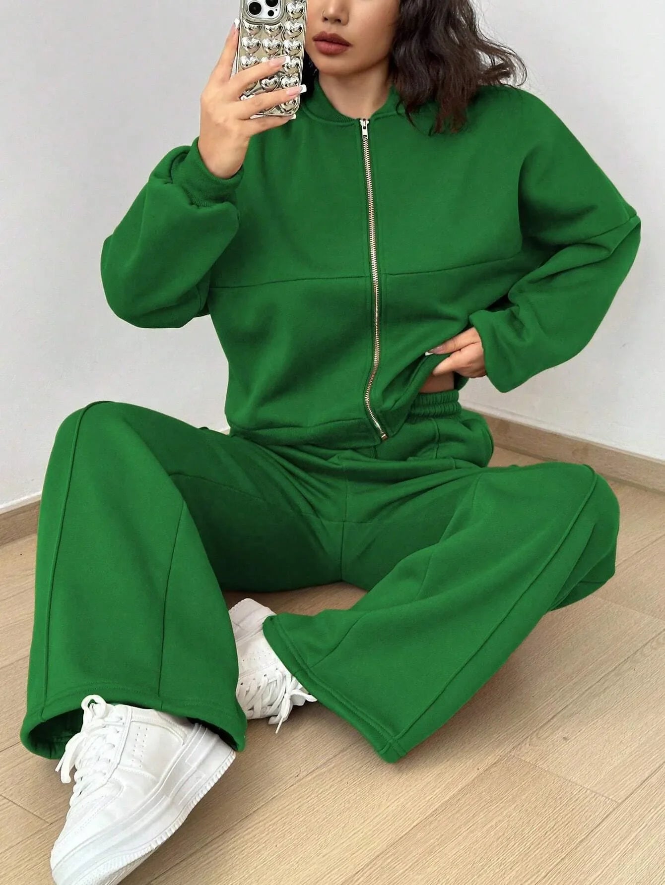 Mira | Bomber Jacket Two-Piece Set