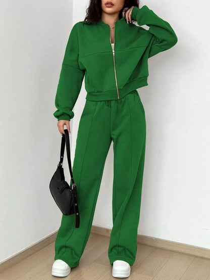 Mira | Bomber Jacket Two-Piece Set