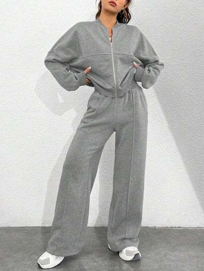 Mira | Bomber Jacket Two-Piece Set