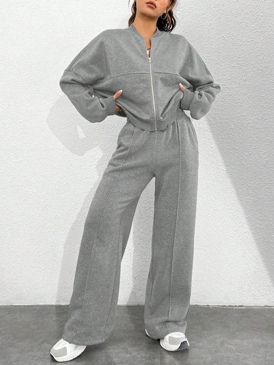 Mira | Bomber Jacket Two-Piece Set