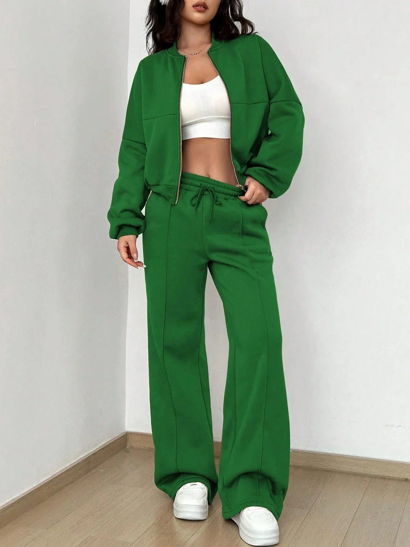 Mira | Bomber Jacket Two-Piece Set