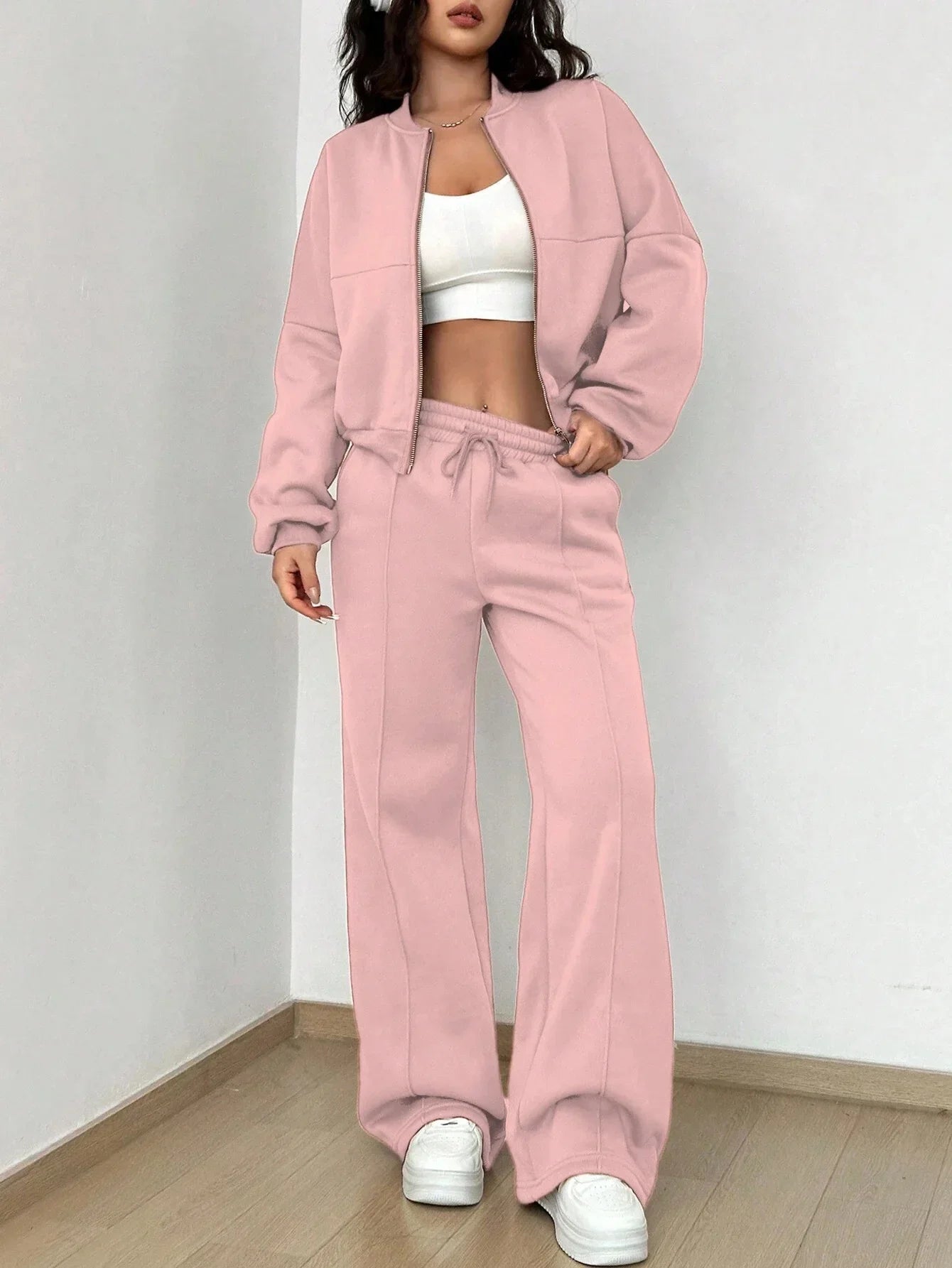 Mira | Bomber Jacket Two-Piece Set