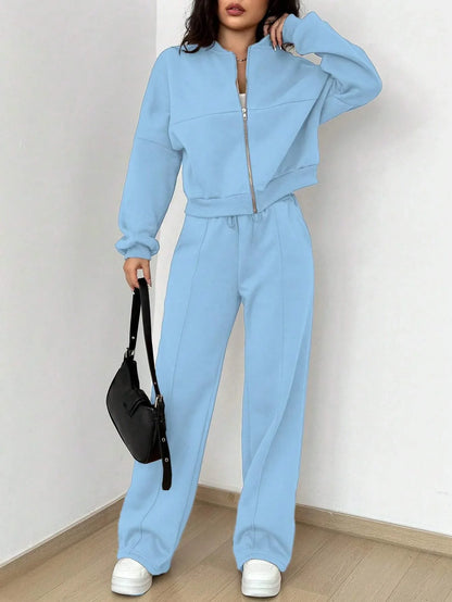 Mira | Bomber Jacket Two-Piece Set