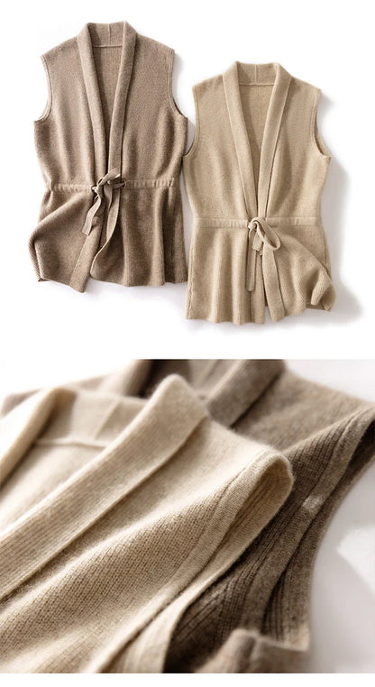 Isolde | Merino & Cashmere Knit Vest