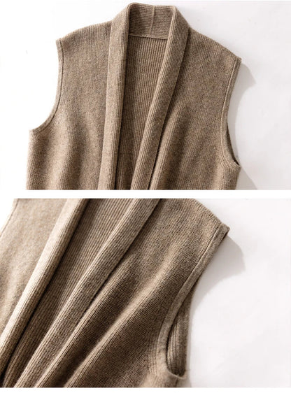 Isolde | Merino & Cashmere Knit Vest