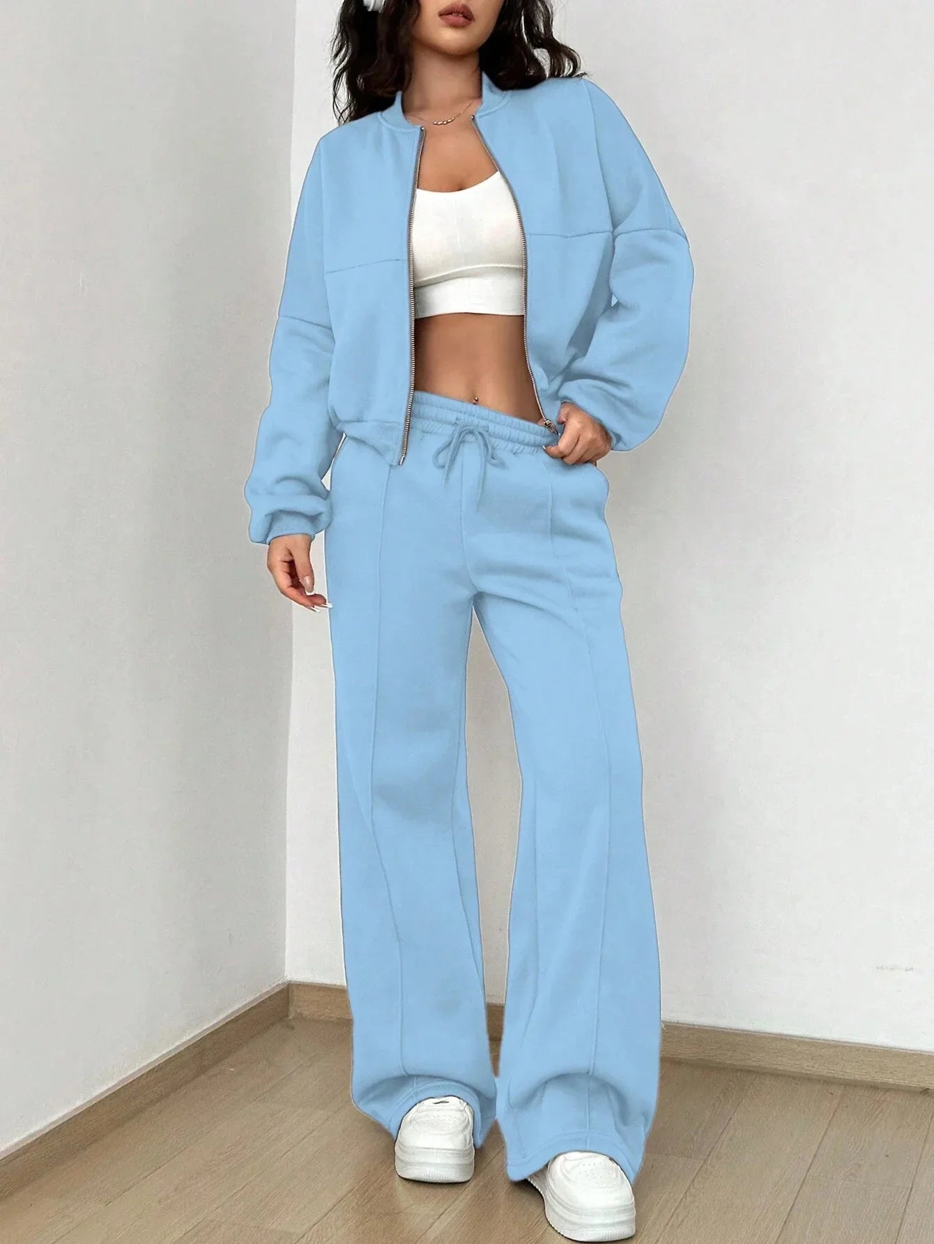 Mira | Bomber Jacket Two-Piece Set