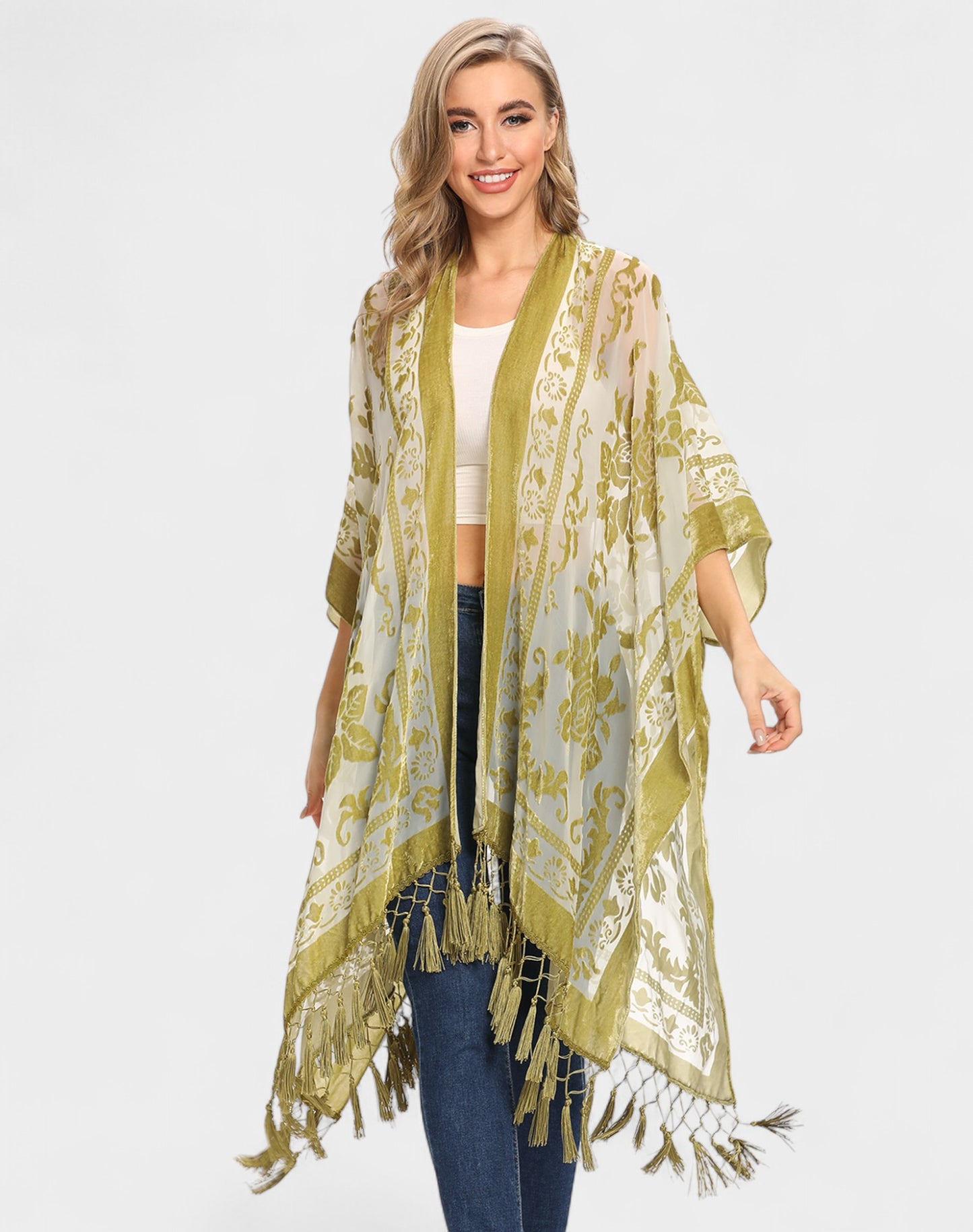 Sofia | Boho Floral Kimono