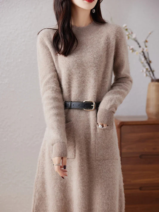 Selina | Wool-Cashmere Knit Dress