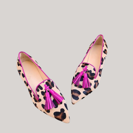 Leona | Leopard Print Loafers