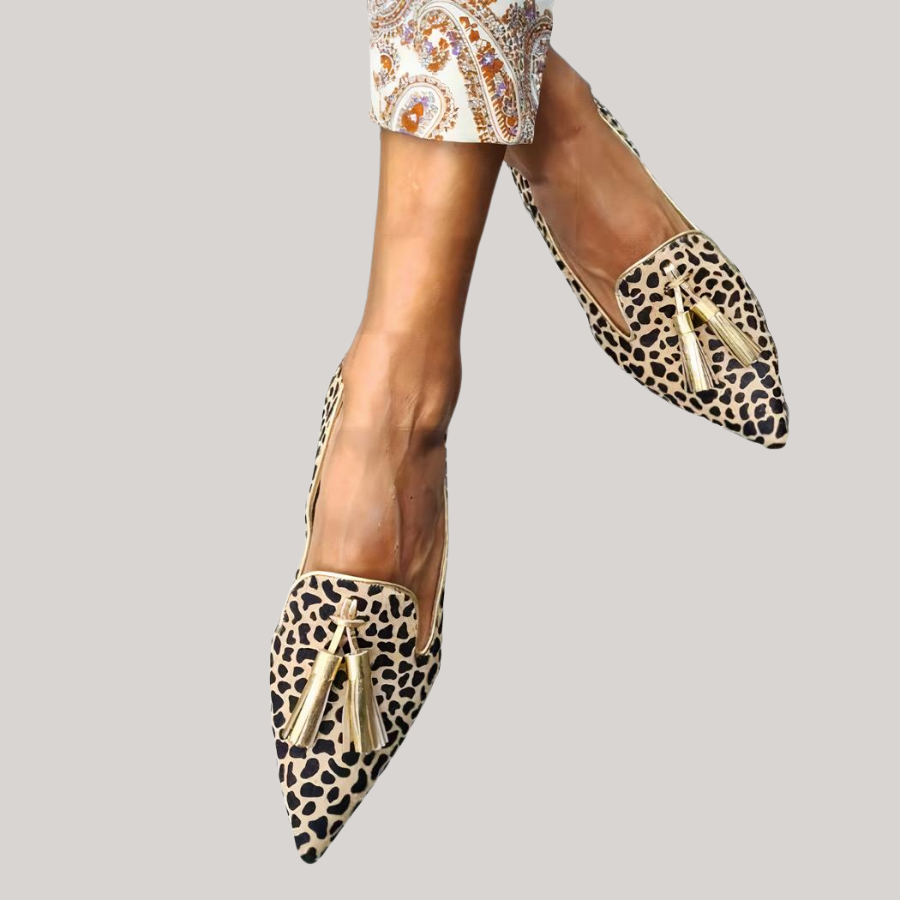 Leona | Leopard Print Loafers