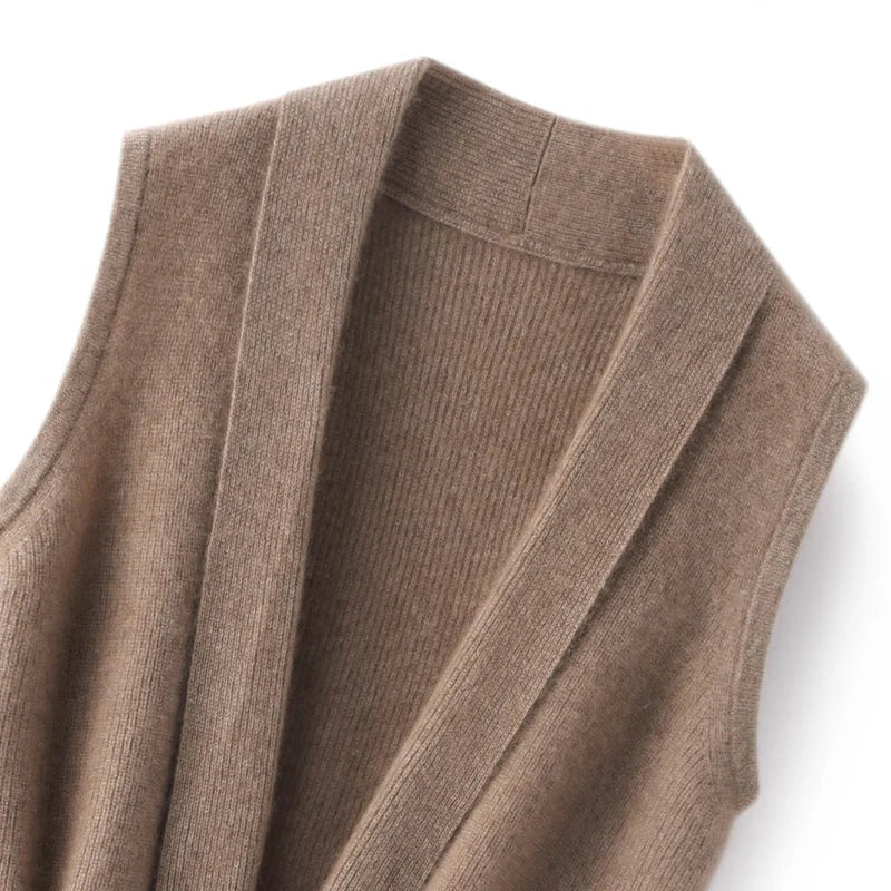 Isolde | Merino & Cashmere Knit Vest