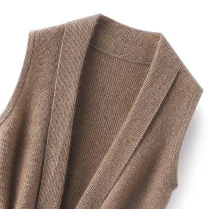 Isolde | Merino & Cashmere Knit Vest