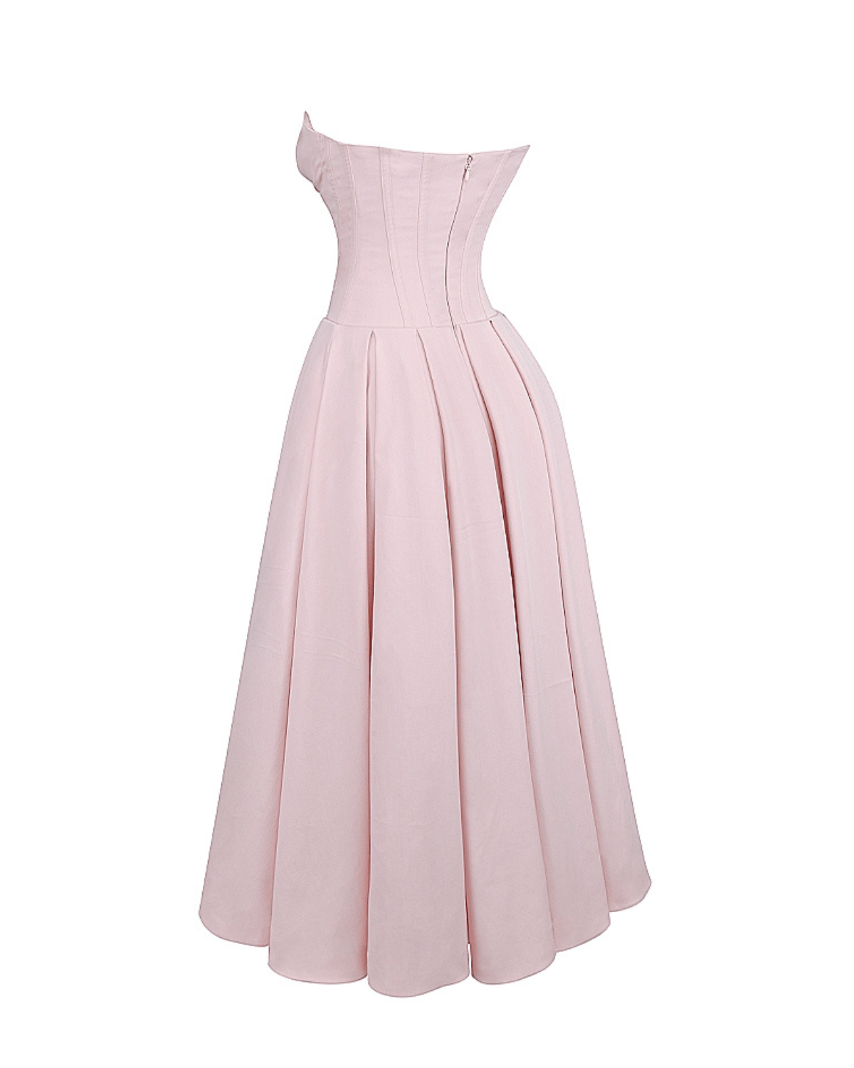 Amalfi | Strapless Midi Dress - Lora Toronto
