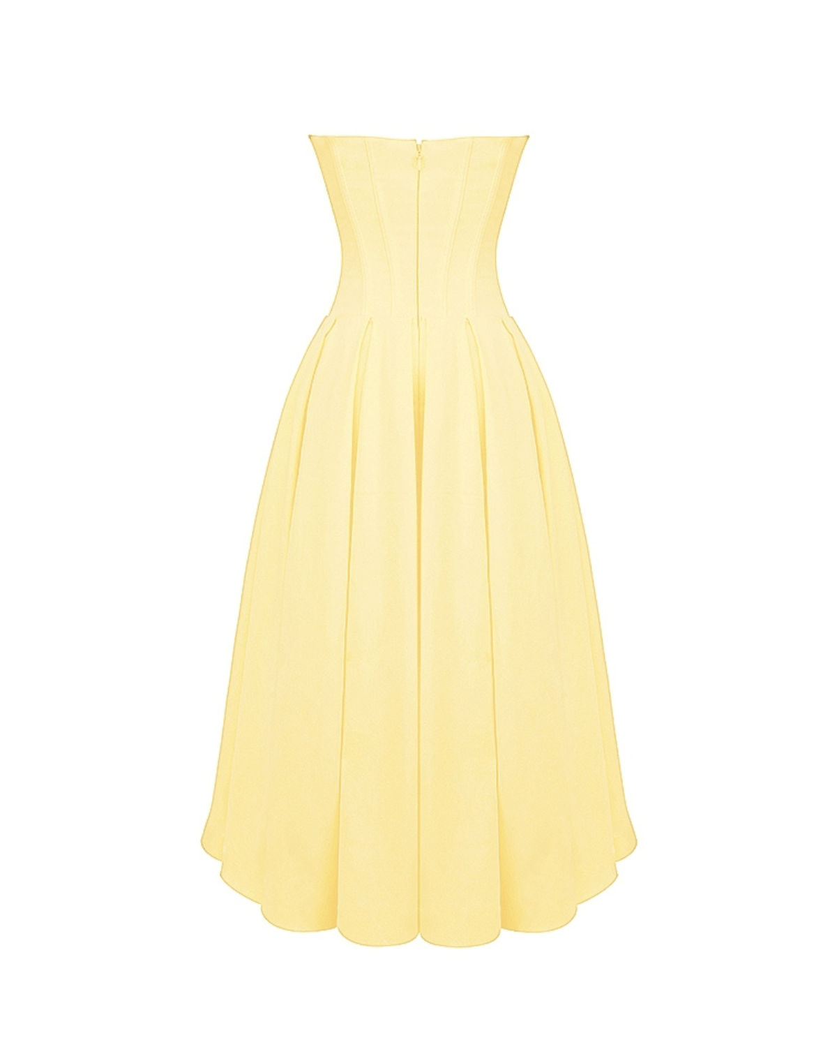Amalfi | Strapless Midi Dress - Lora Toronto
