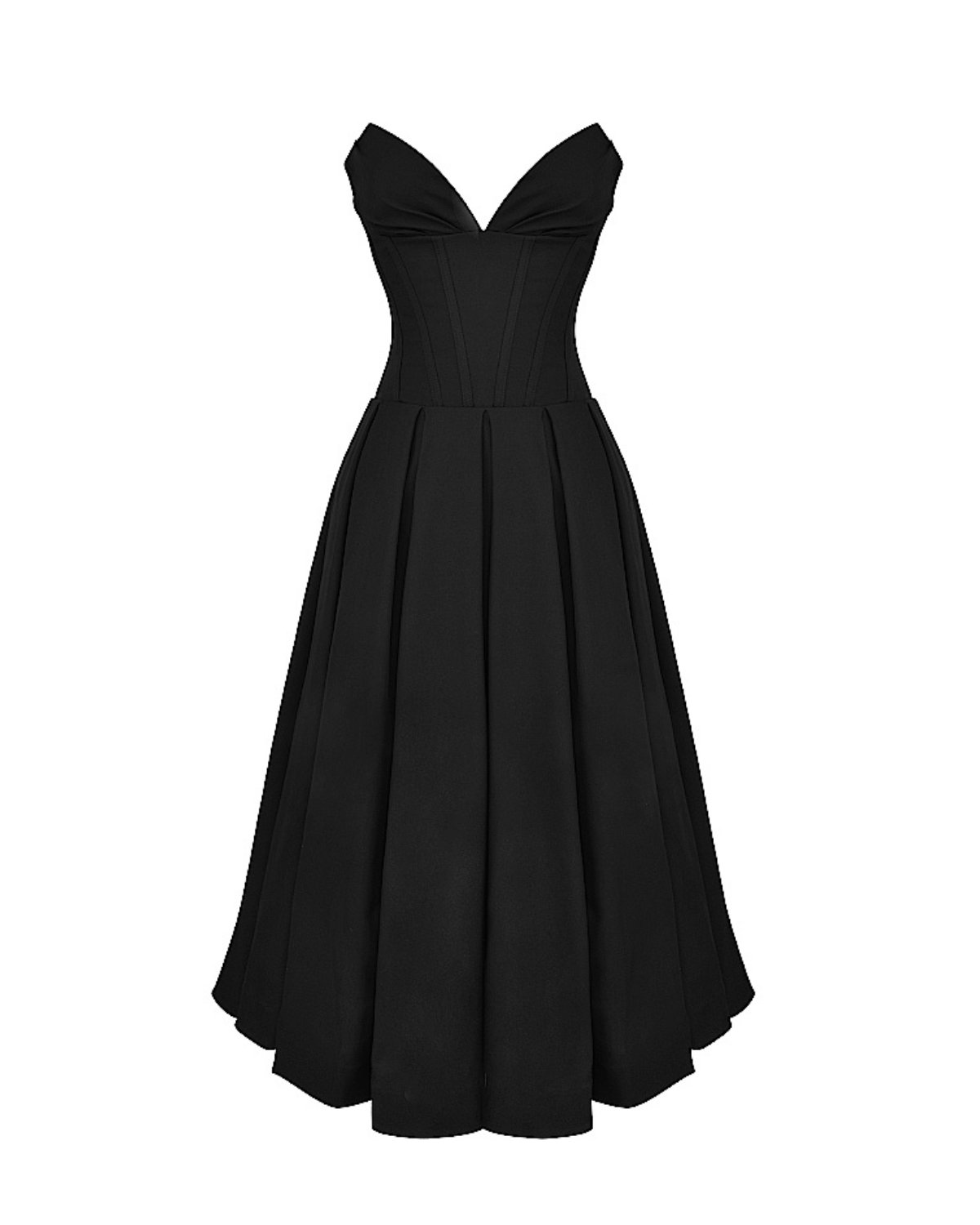 Amalfi | Strapless Midi Dress - Lora Toronto