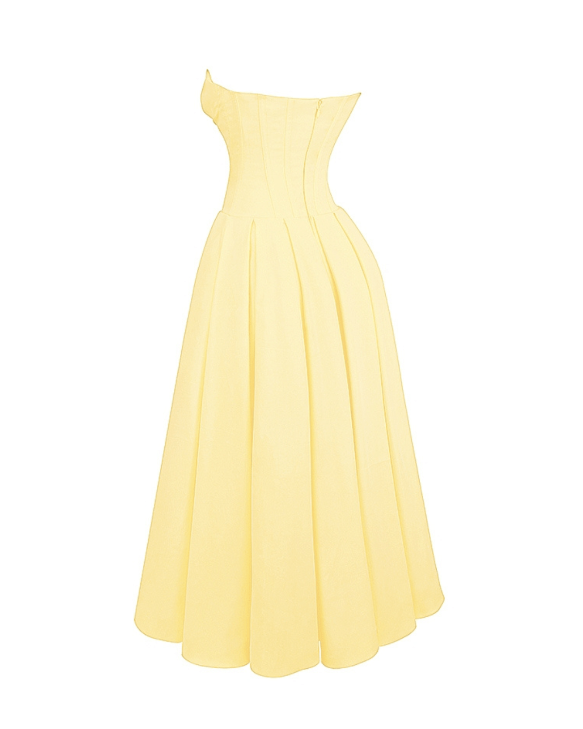 Amalfi | Strapless Midi Dress - Lora Toronto