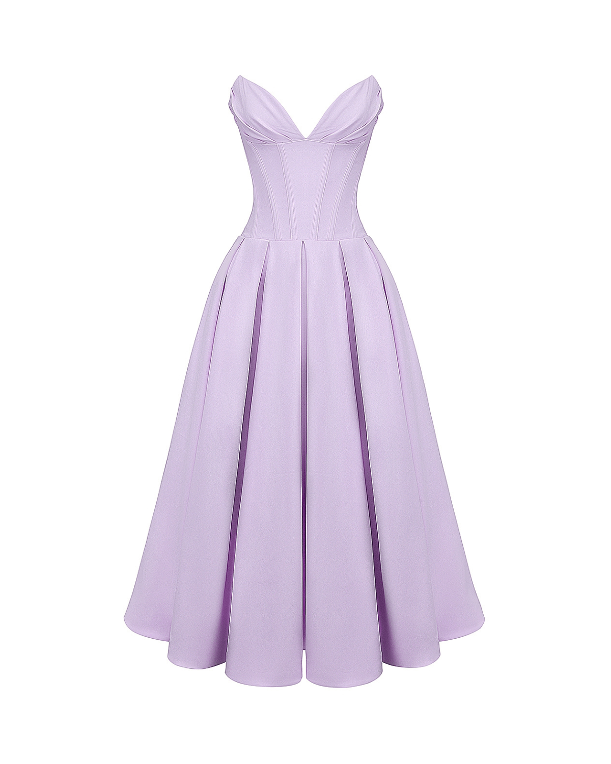 Amalfi | Strapless Midi Dress - Lora Toronto