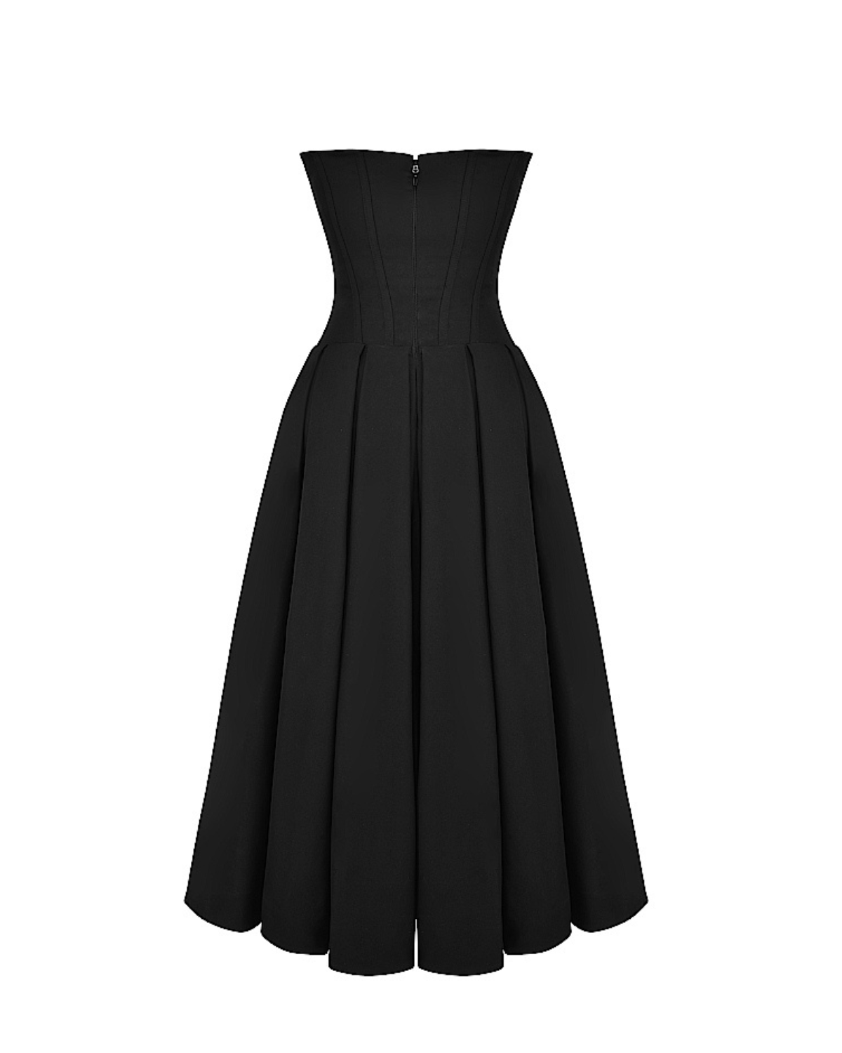 Amalfi | Strapless Midi Dress - Lora Toronto