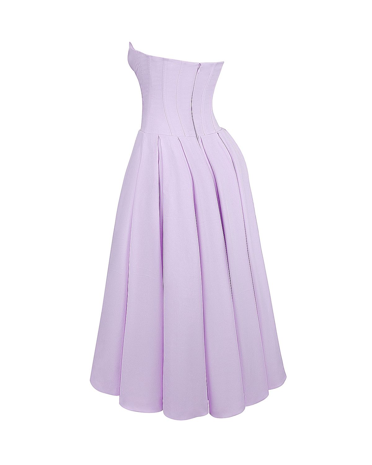 Amalfi | Strapless Midi Dress - Lora Toronto