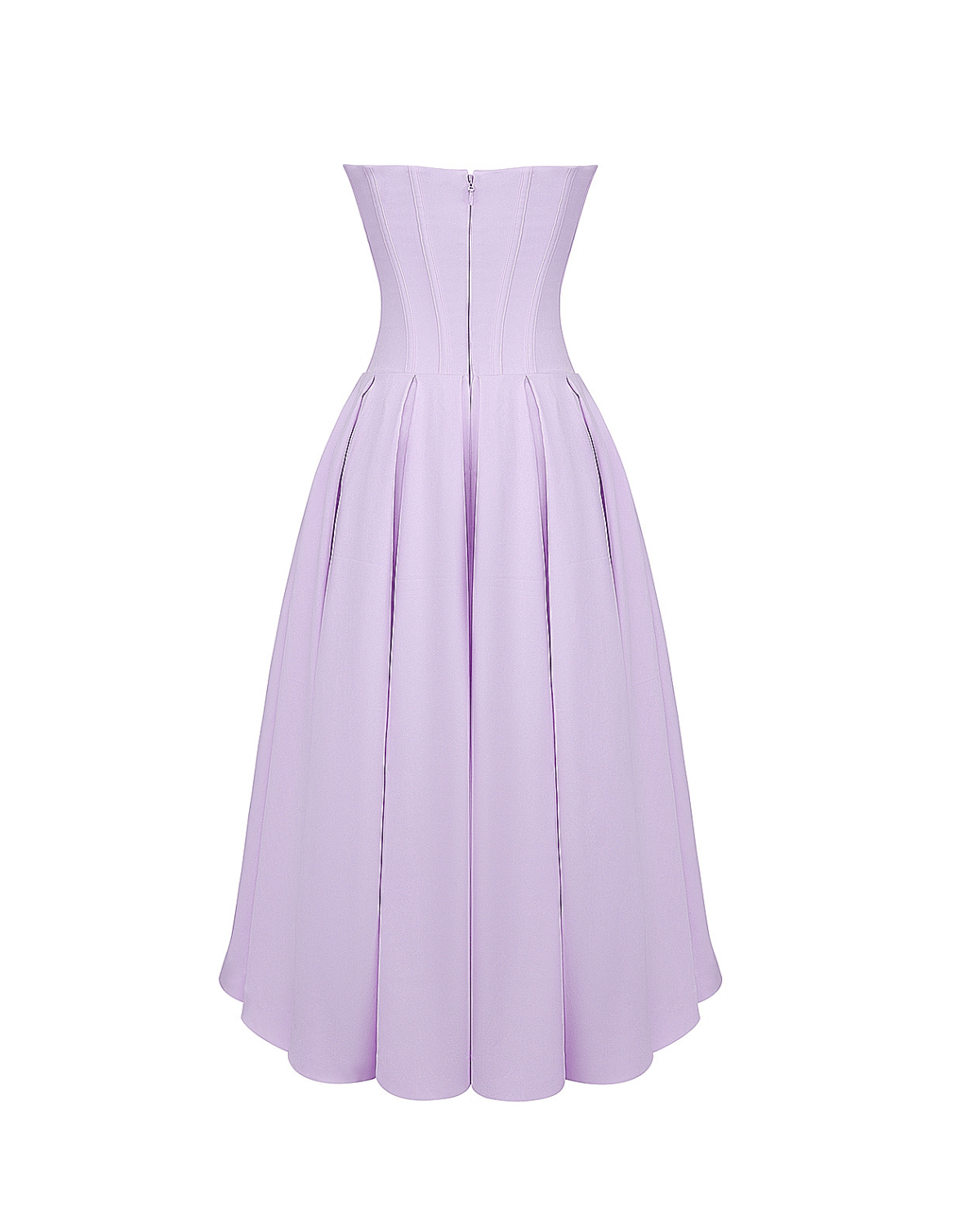 Amalfi | Strapless Midi Dress - Lora Toronto