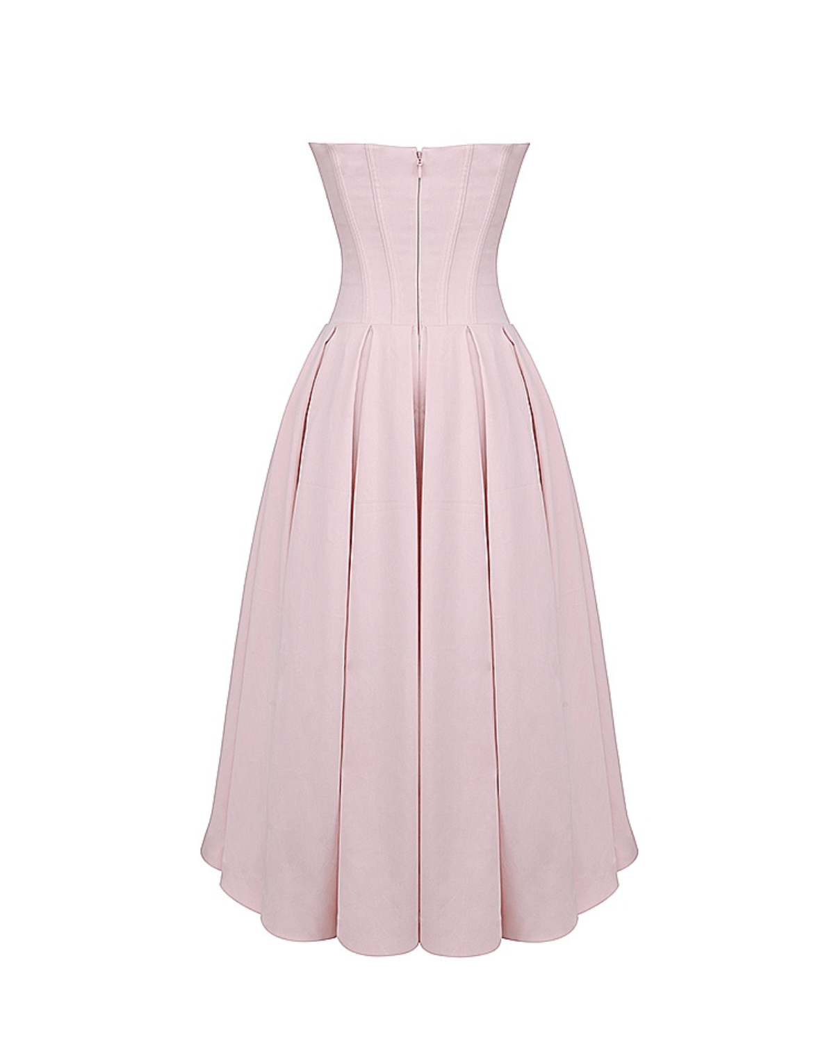 Amalfi | Strapless Midi Dress - Lora Toronto