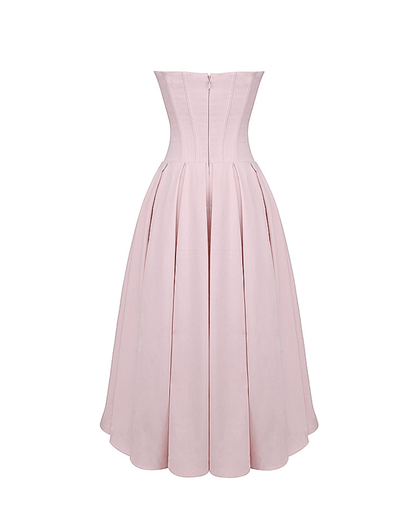 Amalfi | Strapless Midi Dress - Lora Toronto